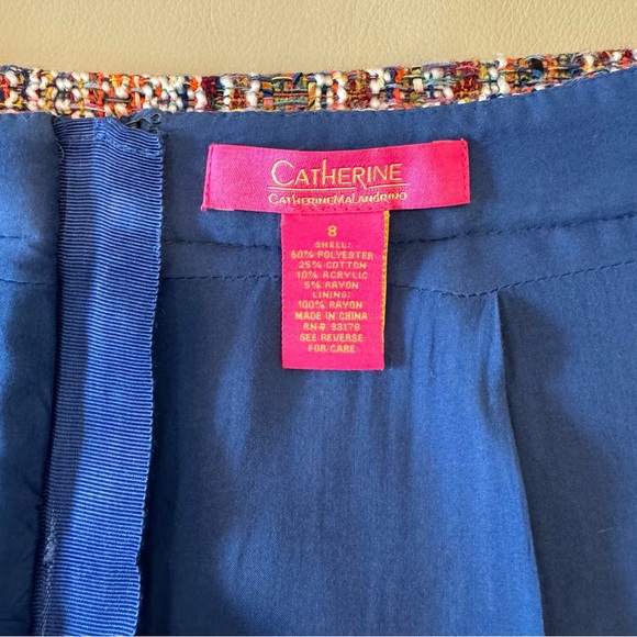 Catherine Melandrino Multicolor Tweed Skirt - Picture 10 of 11